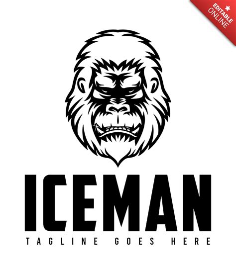 Iceman Logo Design Template | Free Design Template