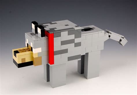 Lego Minecraft Wolf | Lego minecraft, Lego craft, Amazing lego creations