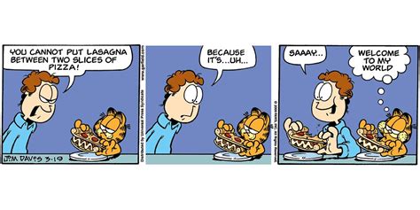 Garfield Pizza Comic