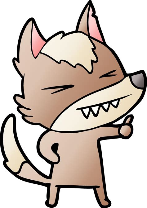 angry wolf cartoon 12431522 Vector Art at Vecteezy