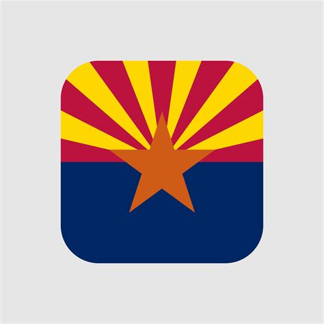 Arizona state flag. Vector illustration. 11141763 Vector Art at Vecteezy