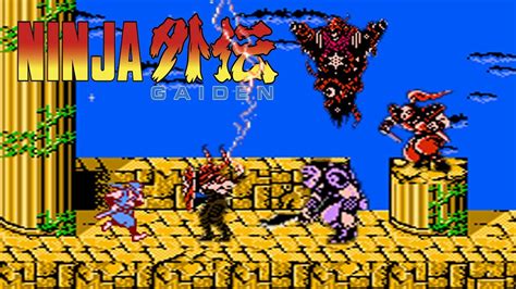 Ninja Gaiden (NES) // All Bosses - YouTube