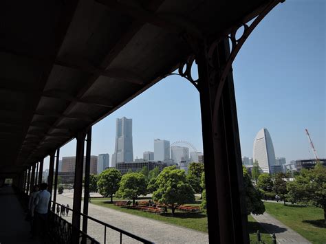 The Minato Mirai area, Yokohama, and Landmark Tower. - From northern Yokohama, Japan