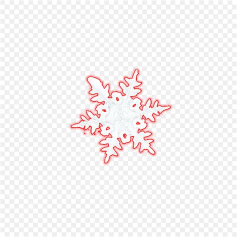 Red Snowflake White Transparent, Red Snowflake Pattern, Snowflakes, Patterns, Snow PNG Image For ...