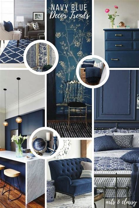 Navy Blue Decor Ideas + Inspiration | Arts and Classy | Trending decor, Home decor inspiration ...