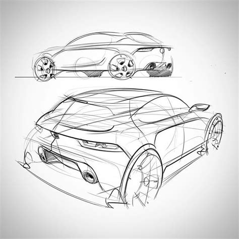 Car Perspective Drawing at GetDrawings | Free download