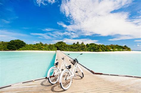 Beautiful Tropical Beach at Maldives Stock Photo - Image of lagoon, getaway: 169343372