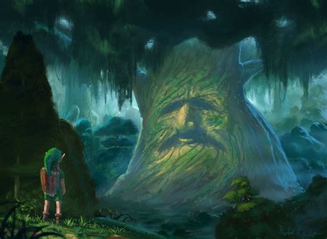 The first piece in a series where I'm illustrating the temples of Ocarina of Time! Oot Link ...