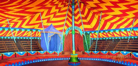 Circus Tent Interior Backdrop Rentals | TheatreWorld®