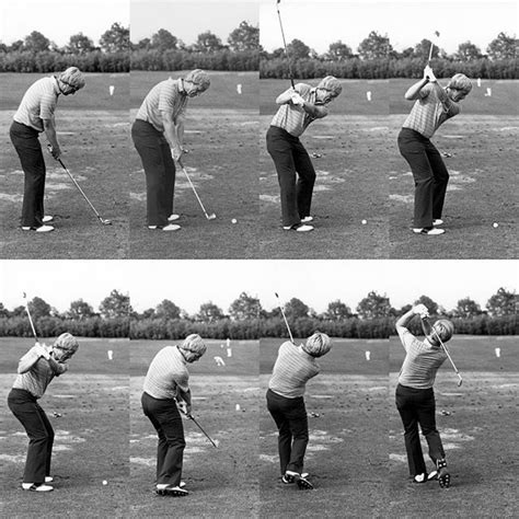 The golf swing of Jack Nicklaus in 1979. He had won 15 majors at this point #golf #golfswing # ...