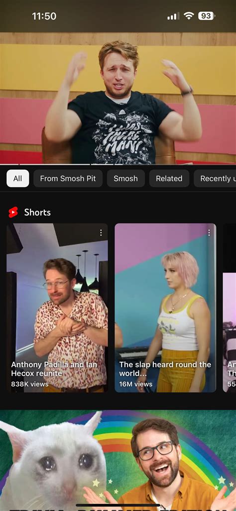 Perfectly aligned YT Shorts : r/smosh