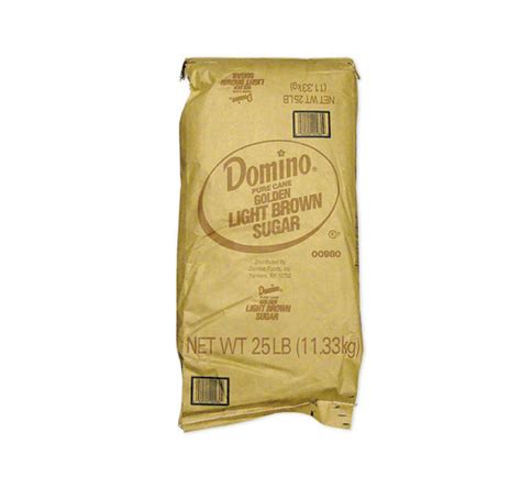 Domino Light Brown Sugar 25lb – Domino – The Grain Mill Co-op of Wake ...