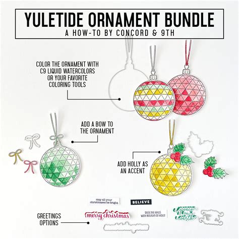 Yuletide Ornament Bundle - Concord & 9th