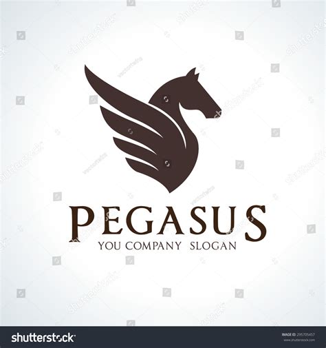 Pegasus Vector Logo Template Stock Vector (Royalty Free) 295705457 | Shutterstock