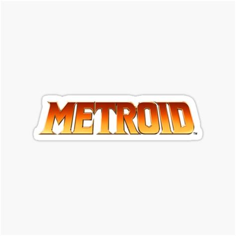 "Metroid Logo" Sticker for Sale by Fayzun | Redbubble