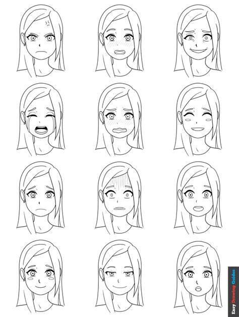 How To Draw An Anime Face Easy