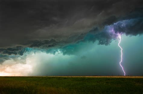 Fred Wasmer: Ethereal Sky — Lightning and Green Stormclouds ...