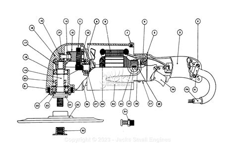 Milwaukee 5590 (Serial 47-5421) 9" Polisher Parts Parts Diagram for POLISHER