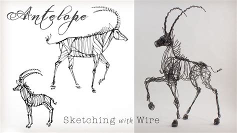 3-D Wire Sculpture with a single line of Wire by Suzanne Moulton - YouTube