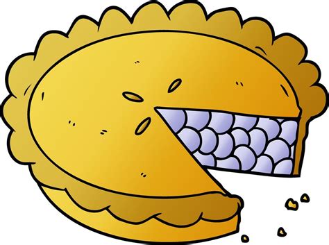 blueberry pie cartoon 12372753 Vector Art at Vecteezy