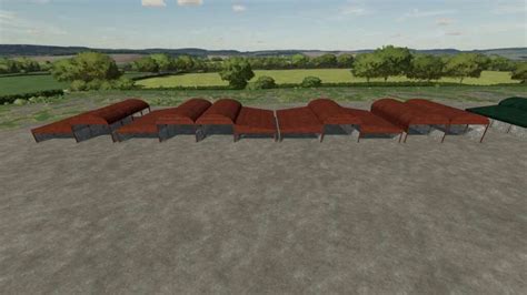 Pack Of Irish Round Sheds v1.0 FS22 Mod | Farming Simulator 22 Mod