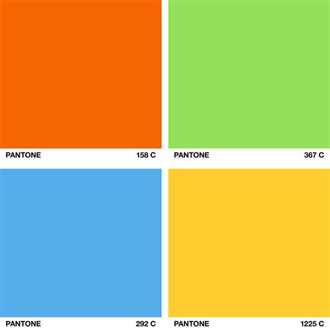 (P)MS Colors New symbol for Microsoft, in Pantone... – Chief Creative ...