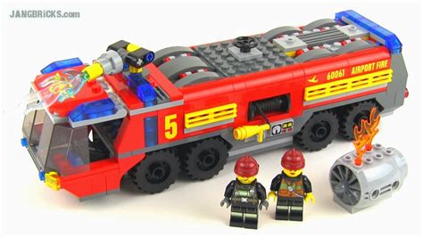 LEGO City 60061 Airport Fire Truck set Review!