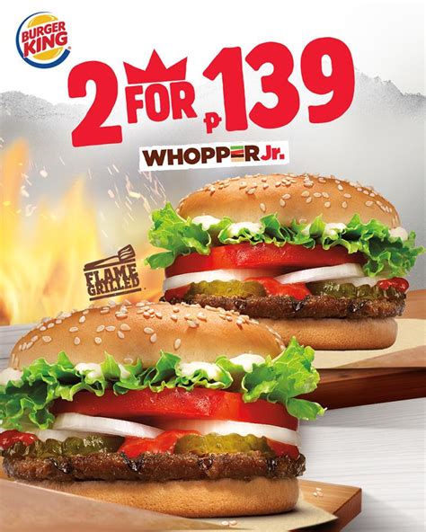 Burger King Buy 1 Take 1 Whopper Jr. December 2018 | Manila On Sale