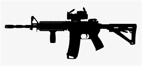 Assault Rifle Silhouette Png Ar Decal Free Transparent Png | Hot Sex ...