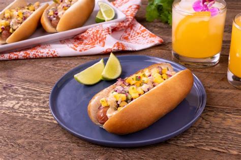 Hawaiian Hot Dog in 2021 | Hot dogs, Hawaiian hot dogs, Hot dog buns