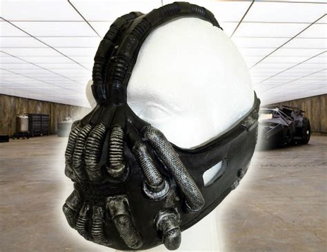 Bane Mask Tom Hardy Dark Knight Rises Fancy Dress Costume Cosplay Joker ...