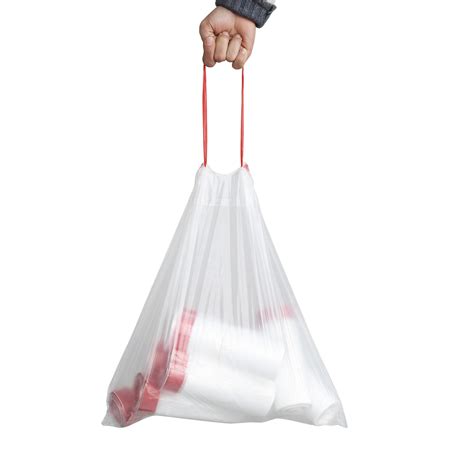 Pekky 13 Gallon Kitchen Drawstring Trash Bags, Heavy Duty, Clear, 120 Counts/ 3 611982036682 | eBay