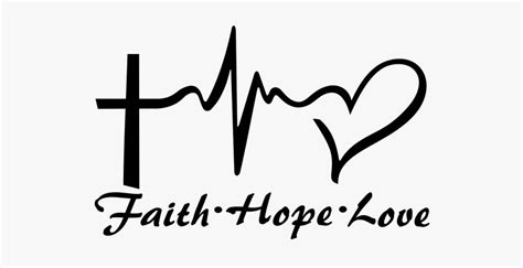 Faith Png Free Download - Faith Hope Love Vector, Transparent Png - kindpng