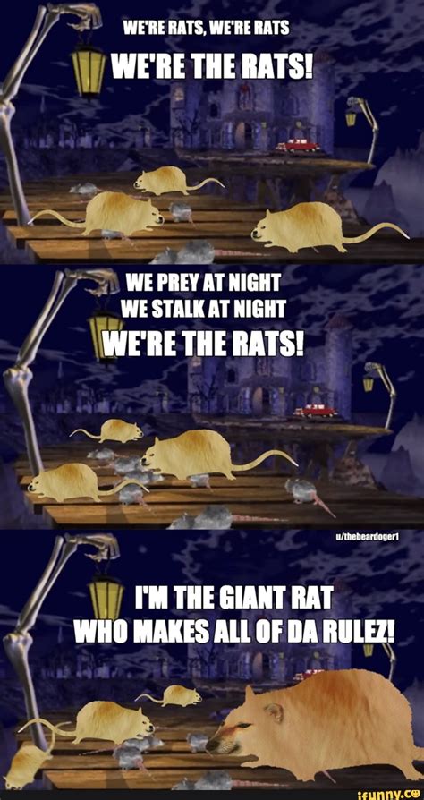 Ww I'M THE GIANT RAT WHO MAKES ALL OF BA RULET! - iFunny