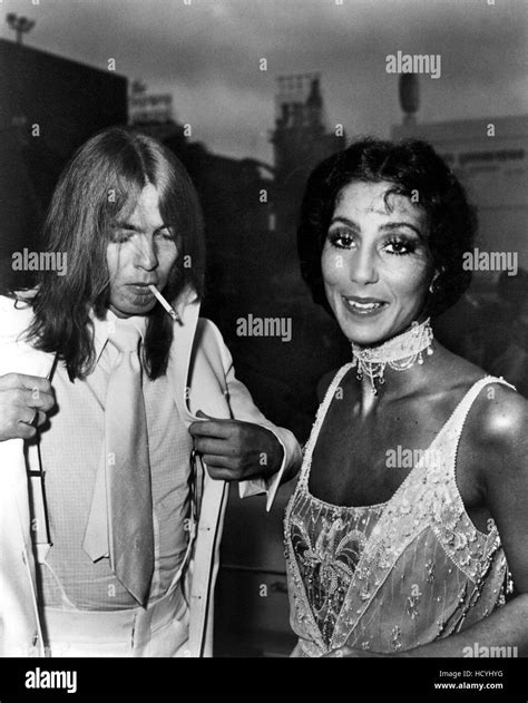 GREGG ALLMAN and CHER, c. mid-1970s Stock Photo - Alamy