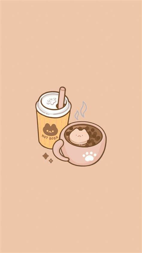 Kawaii Coffee Wallpaper | Iphone wallpaper kawaii, Iphone wallpaper girly, Kawaii wallpaper