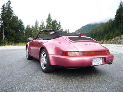 Porsche 911 (964) Cabriolet Turbolook (Strawberry red metallic ...