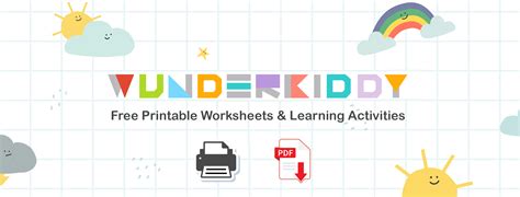 WunderKiddy - Free Printable Worksheets & Learning Activities