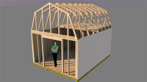 12x16 barn shed plans free | Storage shed plans