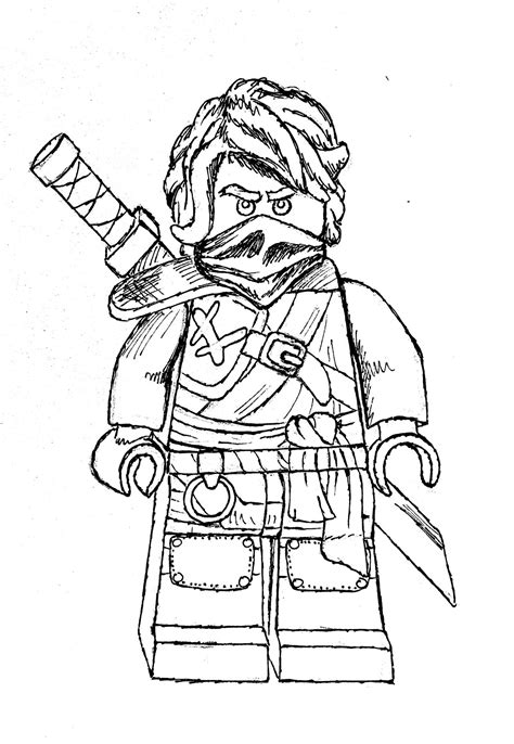 LEGO Ninjago Lloyd Garmadon Colouring Page by Giston on DeviantArt