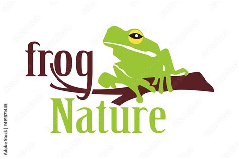 Frog cartoon icon silhouette logo vector illustration Stock Vector | Adobe Stock