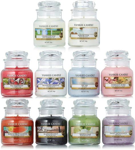 Yankee Candle Bumper Set Of 10 Assorted Small Scented Candles From The ...