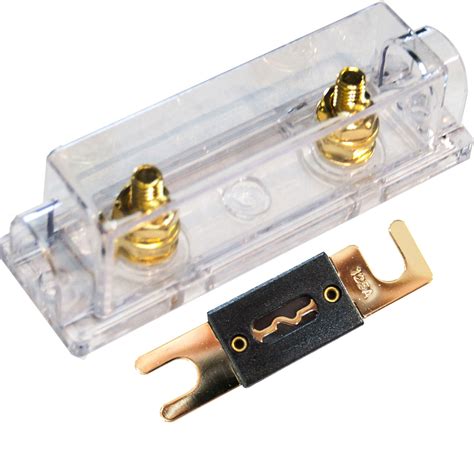 IMC Audio ANL Fuse Holder Gold Fits 0/2/4/6/8 Gauge Wire