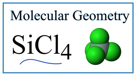 SiCl4 (Silicon tetrachloride) Molecular Geometry, Bond Angles ...