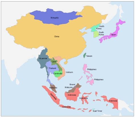 Gambar Peta Benua Asia Related Keywords Amp Suggestions Peta - Riset