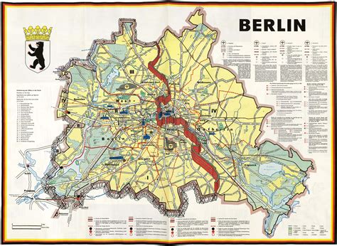 Persuasive map of a divided Berlin - Rare & Antique Maps