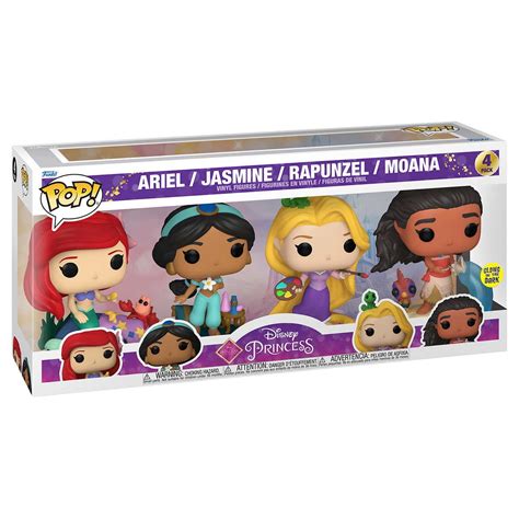 Funko POP 4 Pack Disney Princesses - Walmart.com