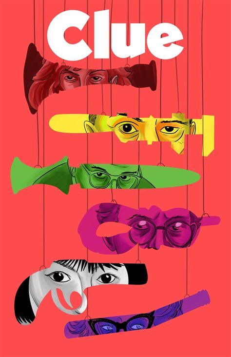 Clue Movie Poster minimalist Fan Art - Etsy