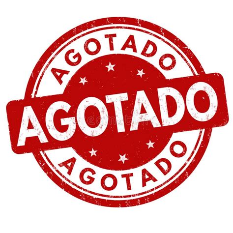 Agotado Stock Illustrations – 3 Agotado Stock Illustrations, Vectors & Clipart - Dreamstime