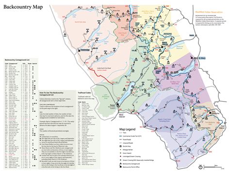 Map Of Glacier National Park Area | SexiezPicz Web Porn